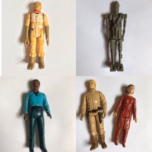 1980s Bespin Star Wars Kenner Figures Set Of 5